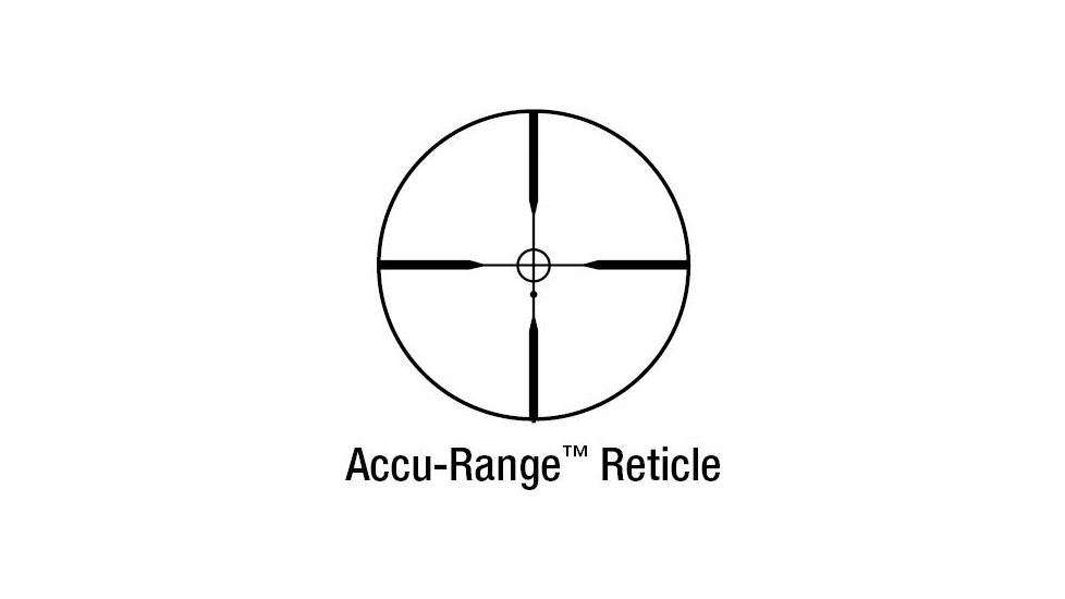 Redfield Revolution 4-12x40mm Matte Accu-Range Rifle Scope