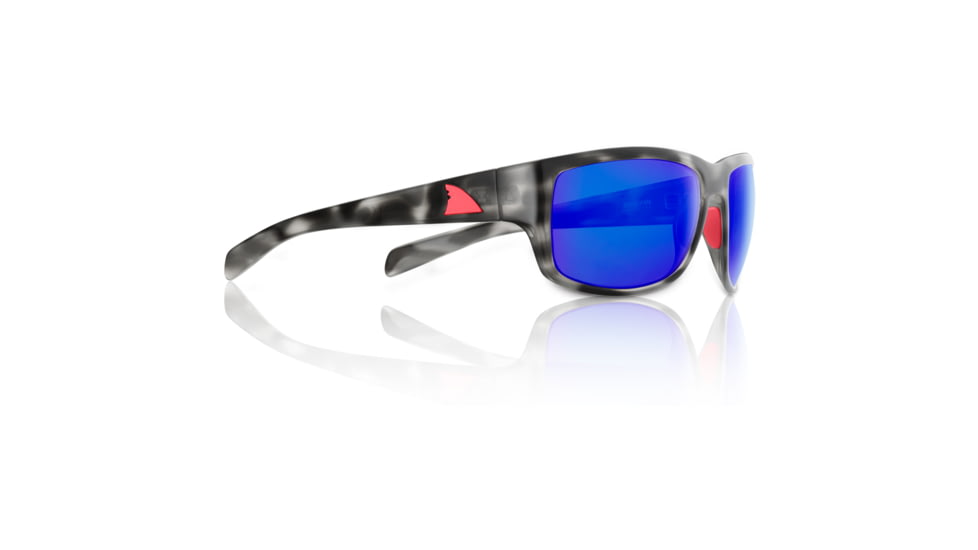 Redfin Polarized Amelia Sunglasses, Black Tortoise Frame, Atlantic Blue Polarized Lens, One Size, 1506