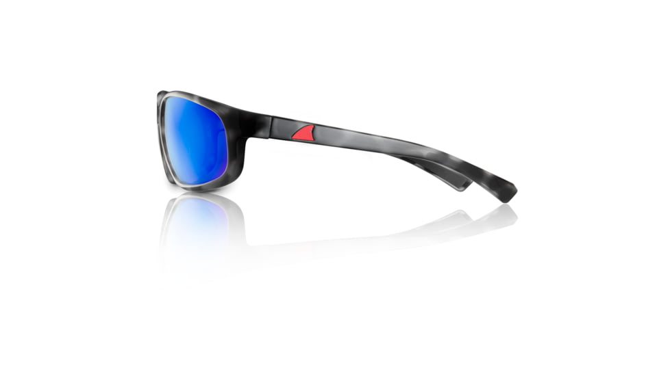 Redfin Polarized Jekyll Sunglasses, Black Tortoise Frame, Atlantic Blue Polarized Lens, One Size, 1607