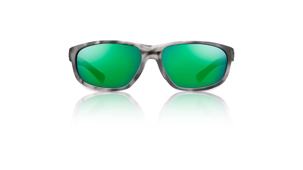 Redfin Polarized Jekyll Sunglasses, Black Tortoise Frame, Mangrove Green Polarized Lens, One Size, 1604