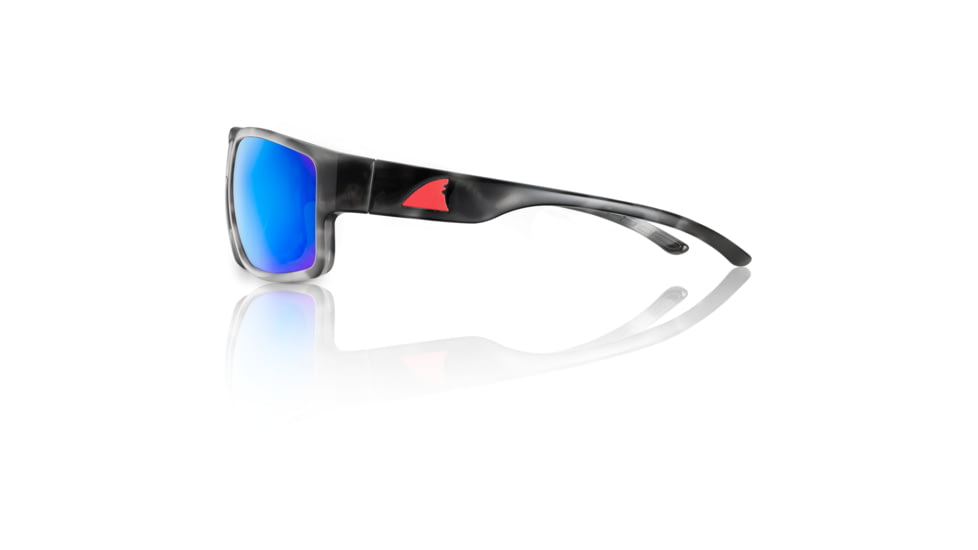 Redfin Polarized Sanibel Sunglasses, Black Tortoise Frame, Coastal Blue Polarized Lens, One Size, 1407