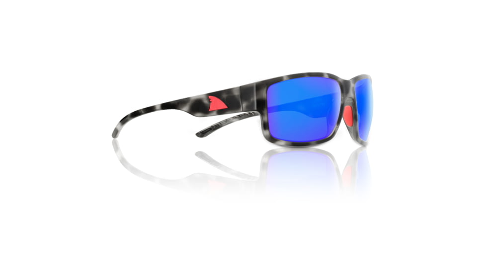 Redfin Polarized Sanibel Sunglasses, Black Tortoise Frame, Coastal Blue Polarized Lens, One Size, 1407