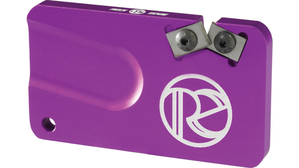Redi-Edge Pocket Sharpener Purple, Purple aluminum handle, REPS201 PURPLE