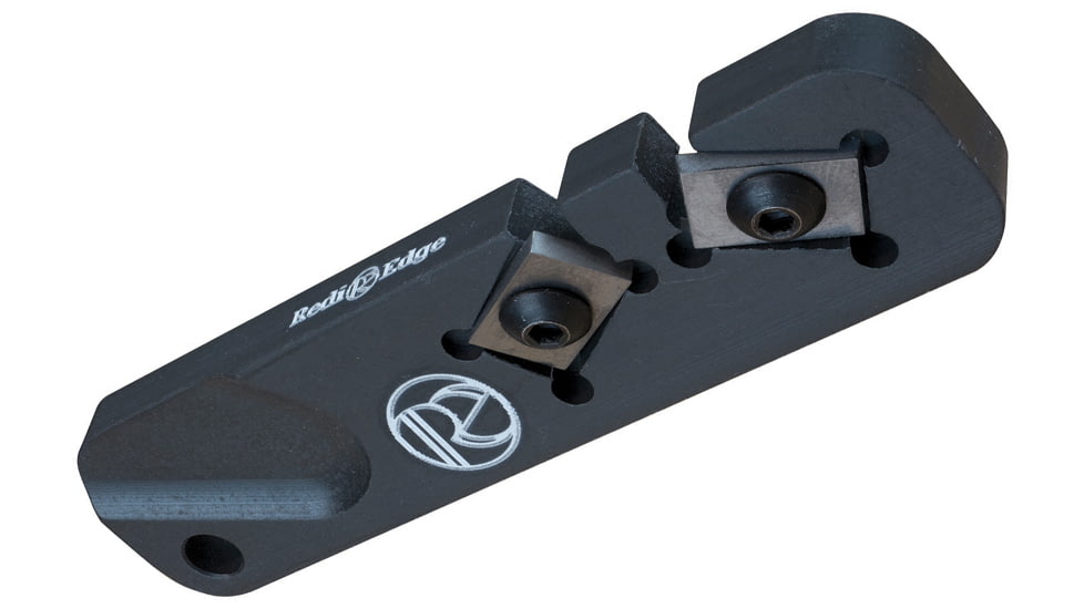 Redi-Edge Single Edge Sharpener, Gray aluminum handle, RESE