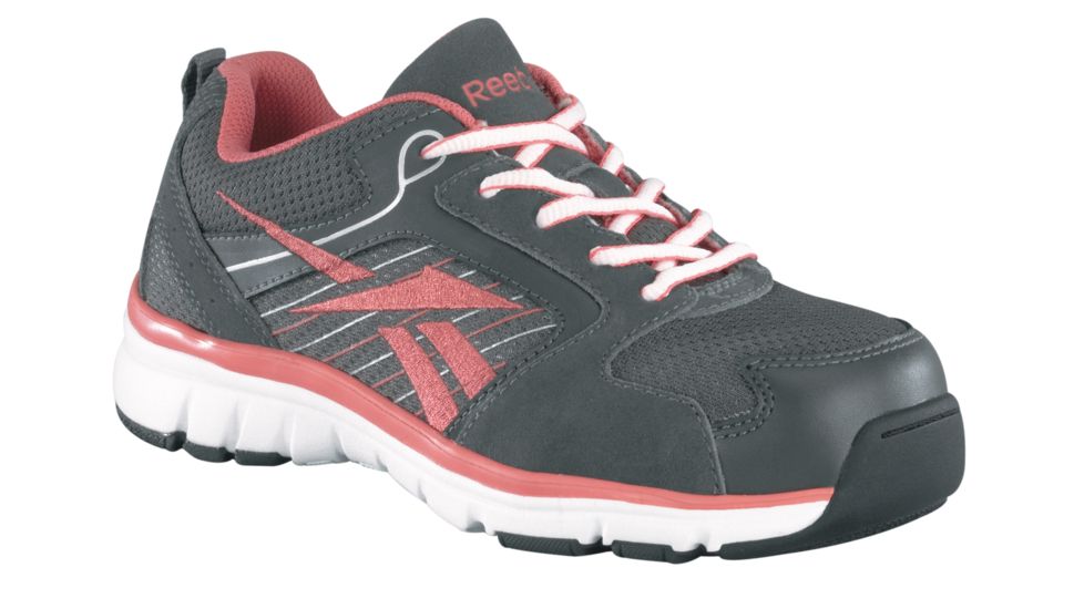 REEBOK Anomar Womens Oxford, M, Grey/Mauve, 4 RB451-GRYMVE-4-WOMEN-M