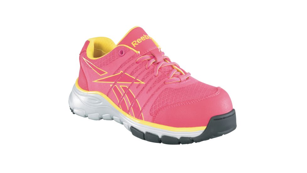 Reebok Arion Seamless Athletic Oxf, Fuchsia/Yellow, 8.5 RB458-FSH/YLW-8.5-WOMEN-W