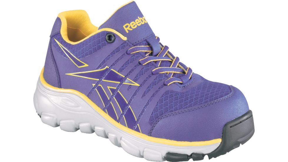 Reebok Arion Seamless Womens Oxford, Purple/Yellow, 8.5 RB457-PRPL/YLW-8.5-MEN-W