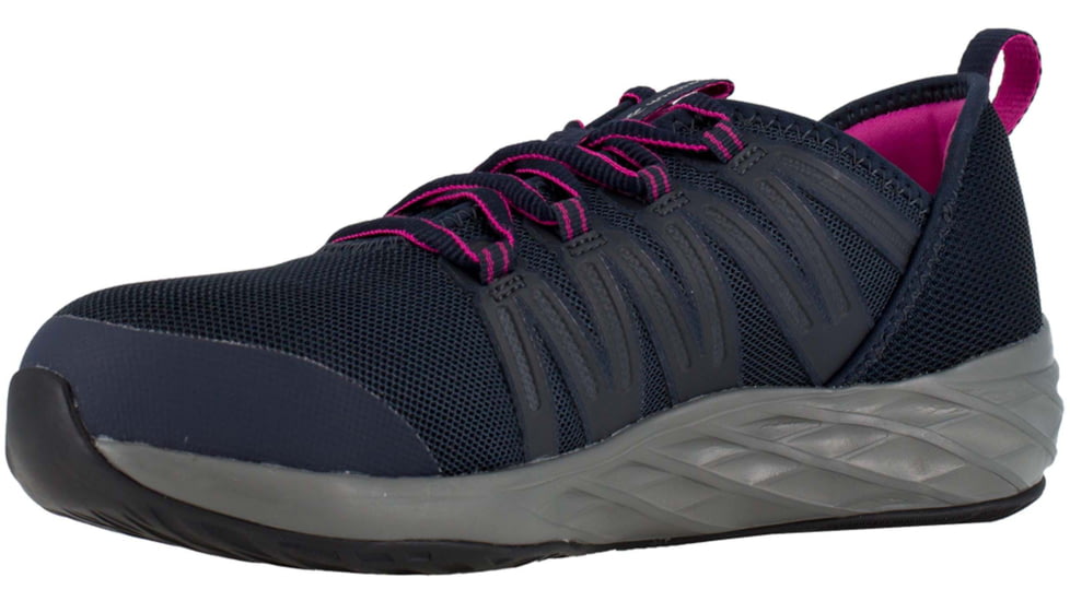 Reebok Astroride Work Athletic Oxford - Womens, Dark Navy/Purple, 7.5, Medium, 690774463783