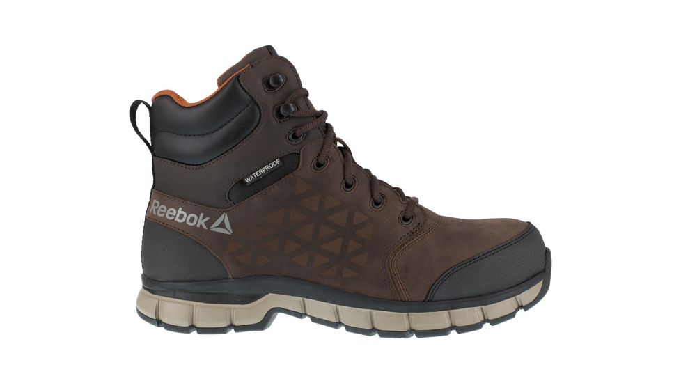 Reebok Athletic Work Boot 6in - Mens, Medium, Brown, 7.5, 690774488595