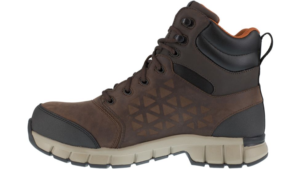 Reebok Athletic Work Boot 6in - Mens, Medium, Brown, 7.5, 690774488595
