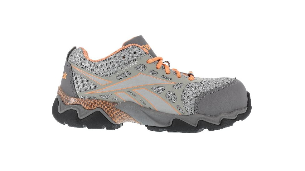 Reebok Beamer Athletic Oxford 6 W, Women, Grey/Peach RB060-GREY/PEACH-6-WOMEN-W