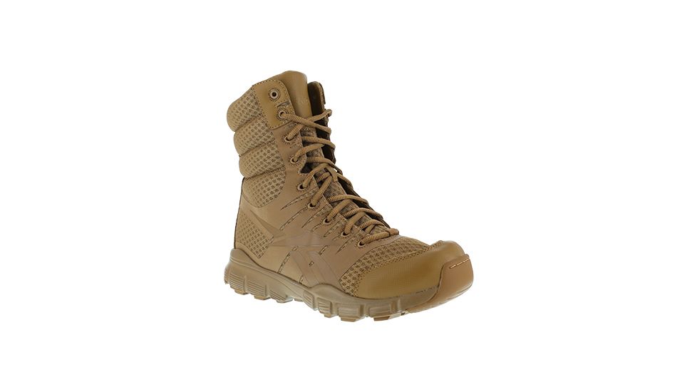 REEBOK Dauntless 8 Inch Tactical Boot, Leather, Coyote Brown, 15, M RB8721-COYOTEBRN-15-M-M