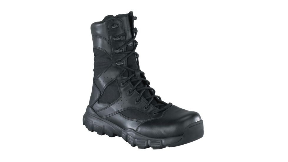 Reebok Dauntless 8in. Black Boot, 10.5 RB8825-BLK-10.5-MEN-M