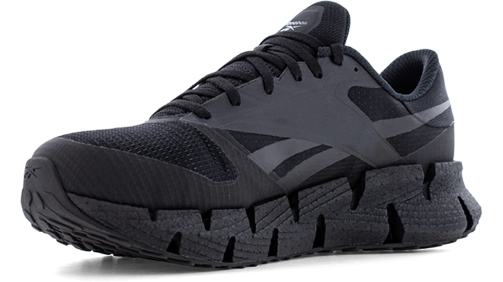 Reebok FloatZig Composite Toe Work Shoes - Mens, Black, 4 US, Wide, RBK-RB3030-W-04.0