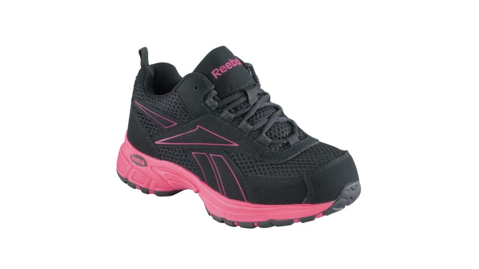 Reebok Kenoy WOS Oxf, Black/Pink, 6 RB486-BLKPNK-6-WOMEN-W