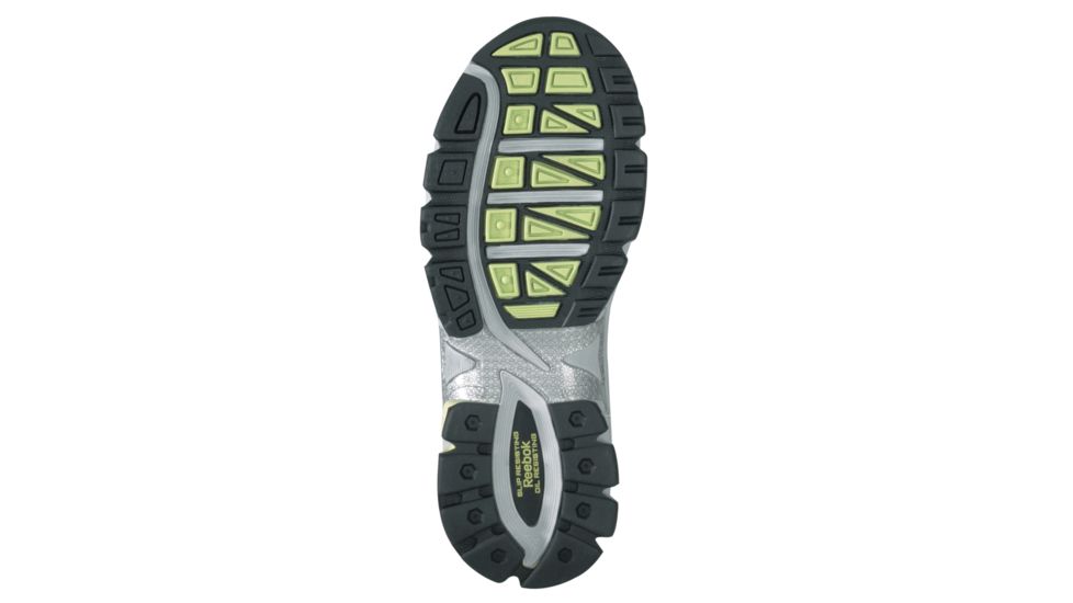 REEBOK Ketia Womens Oxford, W, Grey/Green, 6 RB442-GRYGRN-6-WOMEN-W