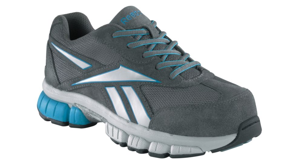 REEBOK Ketia Womens Oxford, W, Grey/Blue, 6 RB446-GRYBLU-6-WOMEN-W