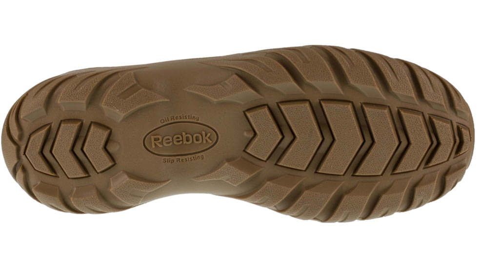 Reebok Mens Fusion Max 8in Tactical Boots w/ Soft Toe, Leather, Coyote Brown, 4, M CM8992-COYOTEBRN-4-M-M
