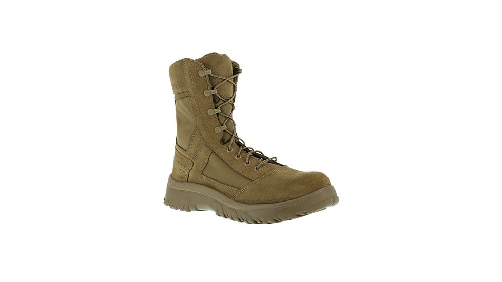 Reebok Mens Krios 8in Waterproof Tactical Boots, Coyote, 10.5 CM8803-COYOTE-10.5-MENS-M