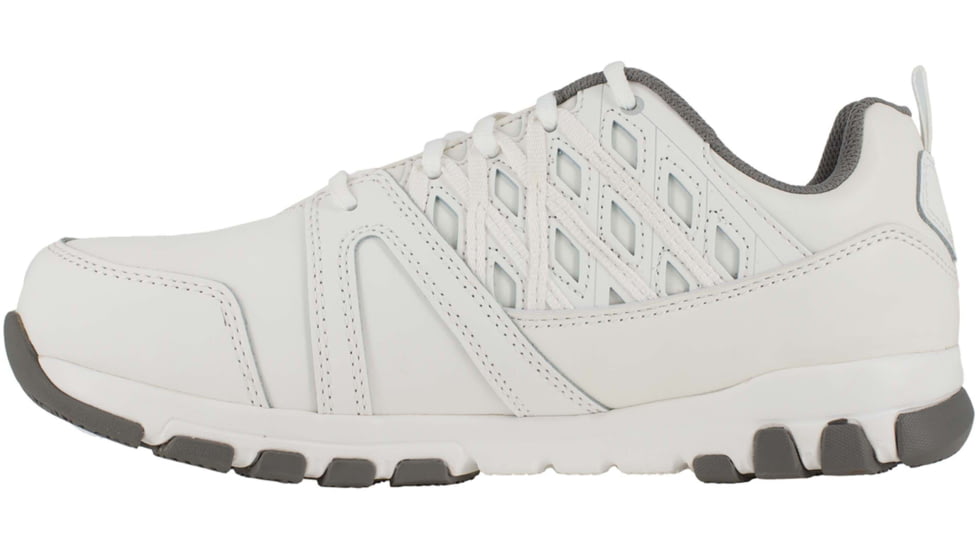 Reebok Sublite Work Athletic Shoes - Mens, Wide, Steel Toe, White, 5, 690774392212