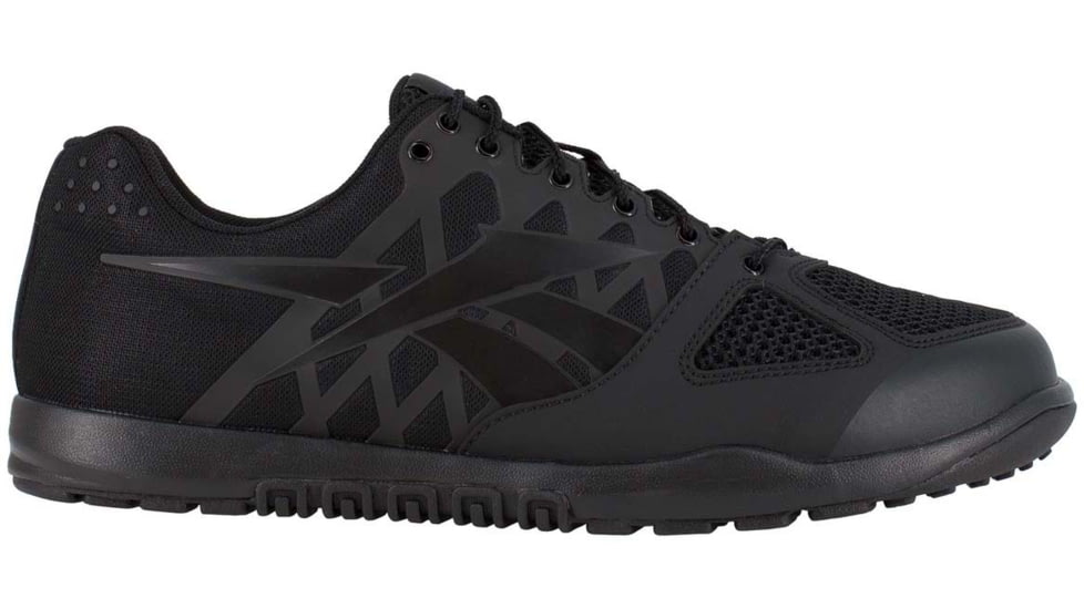 Reebok Nano Tactical Trainer Shoe W/ Soft Toe - Black - RB7100-W-100