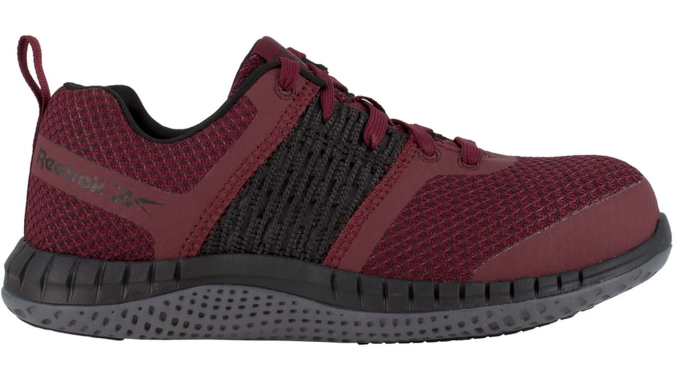 Reebok Print Work ULTK Athletic Oxford - Womens, Burgundy/Black, 10.5, Wide, 690774468054