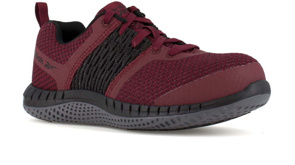 Reebok Print Work ULTK Athletic Oxford - Womens, Burgundy/Black, 10.5, Wide, 690774468054