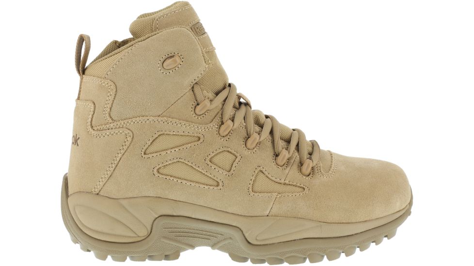 Reebok Rapid Response 8in. WP Military Boot - Mens, Wide, Desert Tan, 15, 690774450585