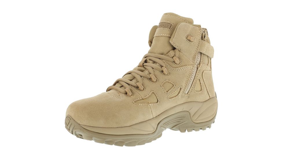 Reebok Rapid Response 8in. WP Military Boot - Mens, Wide, Desert Tan, 15, 690774450585