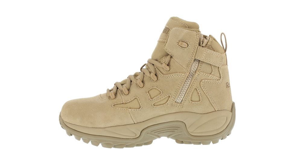 Reebok Rapid Response 8in. WP Military Boot - Mens, Wide, Desert Tan, 15, 690774450585