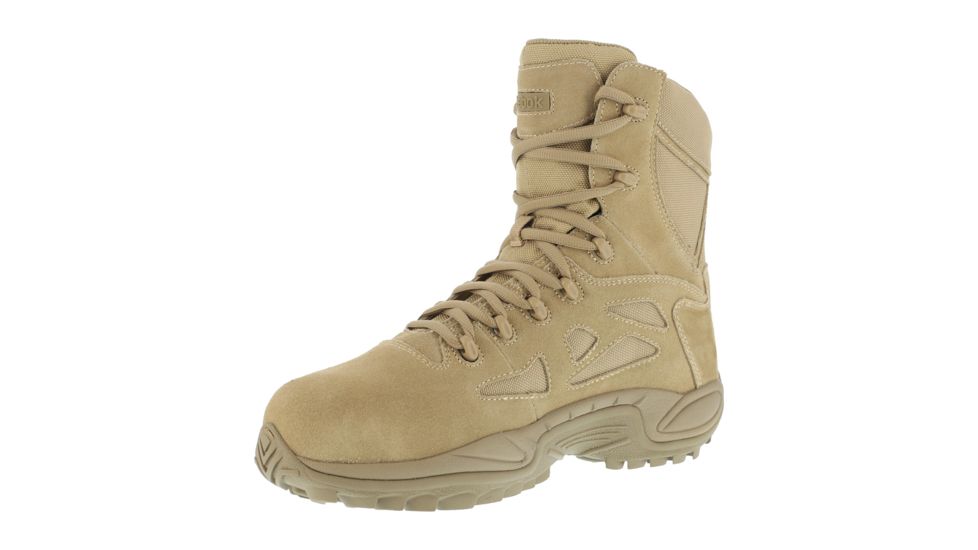 Reebok Rapid Response RB 8in. Desert Tan Military Boot, 7 RB8893-TAN-7-MEN-M
