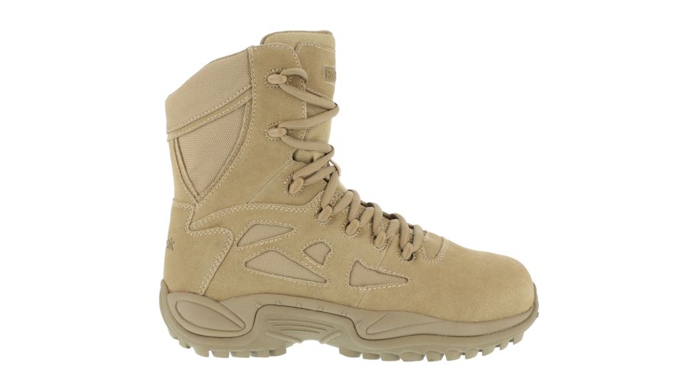 Reebok Rapid Response RB 8in. Desert Tan Military Boot, 7 RB8893-TAN-7-MEN-M