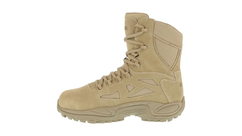 Reebok Rapid Response RB 8in. Desert Tan Military Boot, 7 RB8893-TAN-7-MEN-M