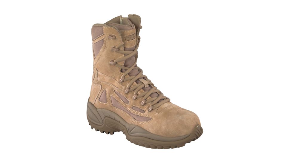 Reebok Rapid Response RB 8in. Desert Tan Military Boot, 6 RB896-DRTTN-6-WOMEN-W