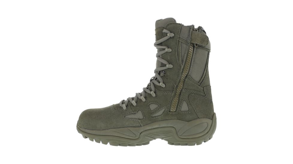 Reebok Rapid Response RB 8in. Sage Green Military Boot, 6 RB899-SGEGRN-6-WOMEN-W