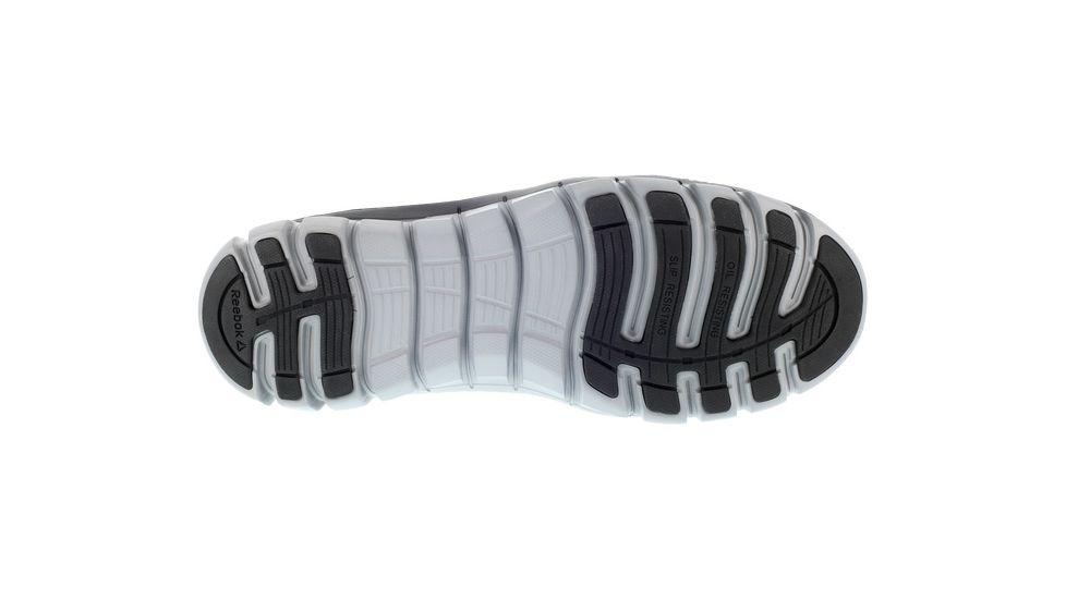 Reebok Sublite Cushion Athletic Mid Cut, Alloy Toe Work Shoe - Mens, Medium, Black, 6.5, 690774470194