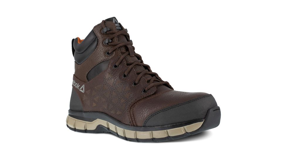 Reebok Sublite Cushion Work Athletic 6in Work Boot - Men's, Brown, 13, Medium RB4608-Brown-13-Men's-M