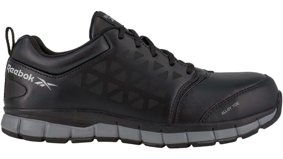 Reebok Sublite Cushion Work Conductive Athletic Oxford - Womens, Black, 6, Wide, 690774451162
