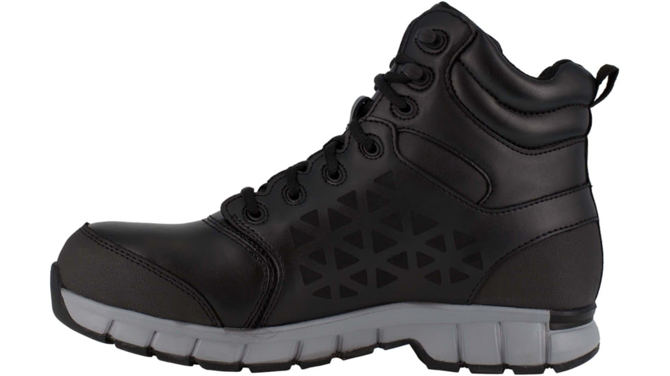 Reebok Sublite Cushion Work Shoe - Womens, Black, 6, Wide, 690774475694