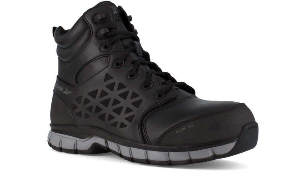 Reebok Sublite Cushion Work Shoe - Womens, Black, 6, Wide, 690774475694