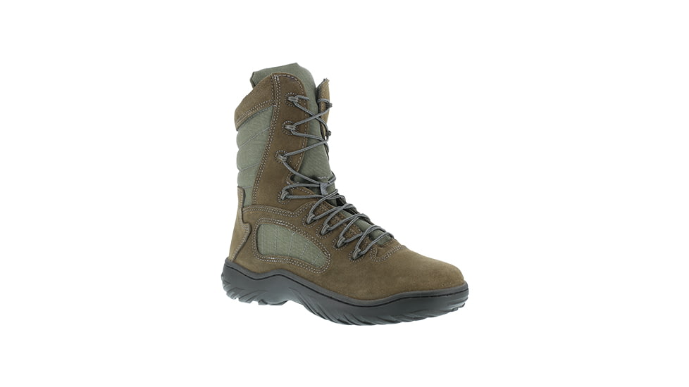 Reebok Womens Fusion Max 8in Tactical Boots, Sage Green, 6 CM999-SAGEGREEN-6-WOMENS-M