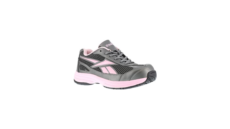 Reebok Womens Ketee Steel Toe Athletic Cross Trainer Shoes, Gray/Pink, 6 RB164-GREY/PINK-6-WOMENS-W