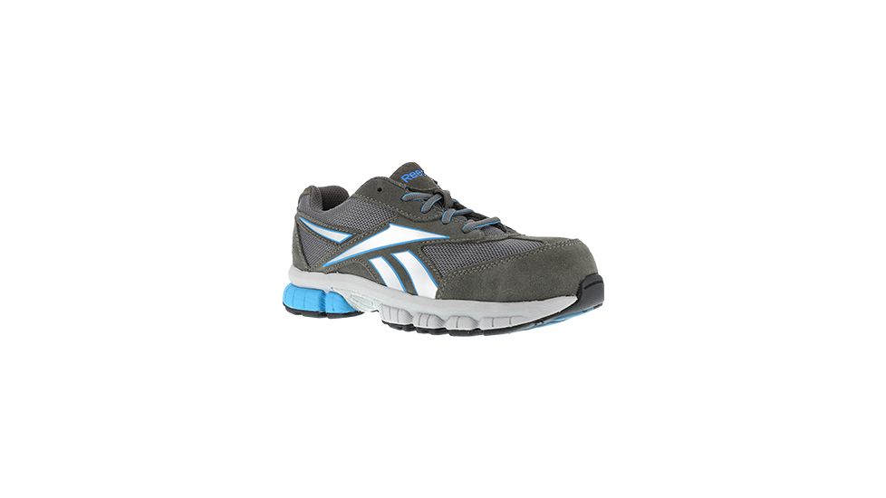 Reebok Womens Ketia Steel Toe Performance Cross Trainer Shoes, Gray/Blue, 6 RB446-GREY/BLUE-6-WOMENS-W