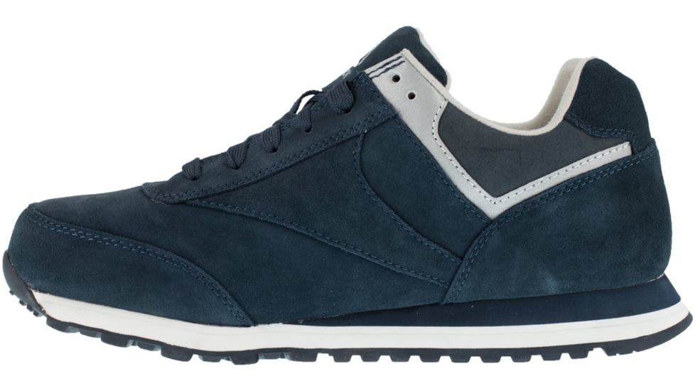 Reebok Womens Leelap Steel Toe Oxford Retro Jogger Shoes, Navy, 10.5, RB195-NAVY-10.5-WOMENS-M
