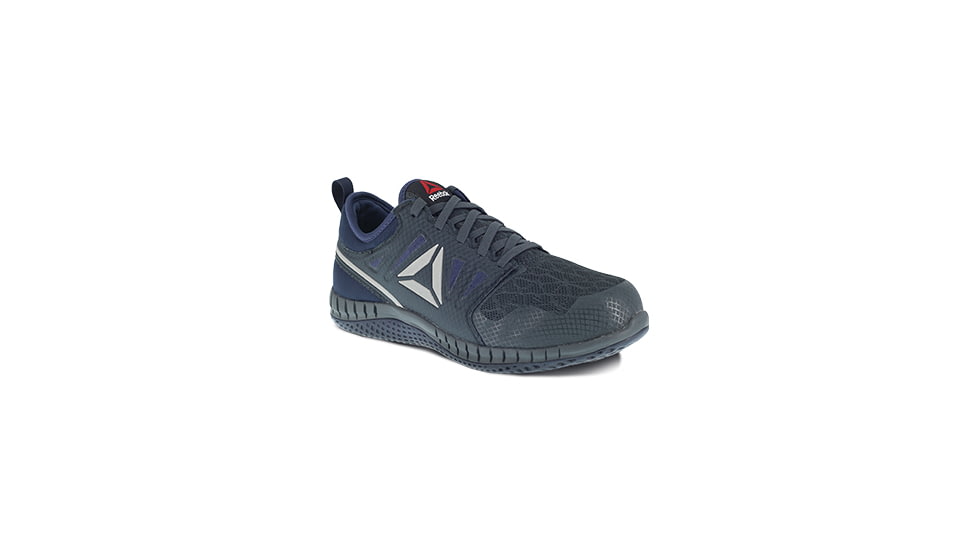 Reebok ZPRINT Athletic Oxford, Steel Toe Work Shoe - Womens, Ash Gray/Washed Blue, 10.5M RB255-AshGreyandWashedBlue-10.5-Womens-M