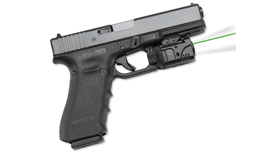 REFURB Crimson Trace Rail Master Pro - Universal Rail Mount Laser-LED, Black, Green Laser