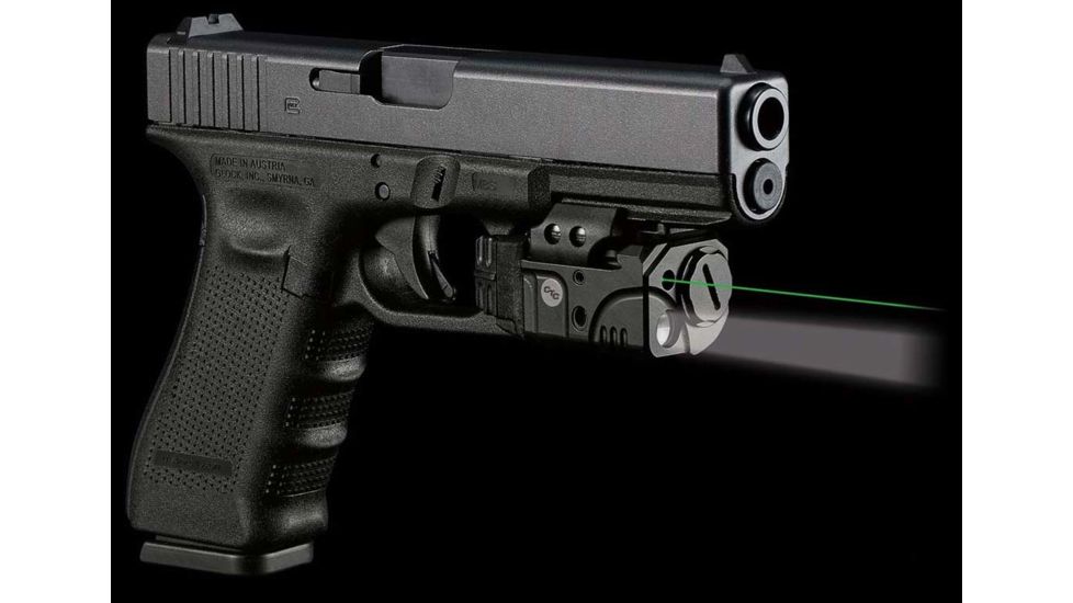 REFURB Crimson Trace Rail Master Pro - Universal Rail Mount Laser-LED, Black, Green Laser