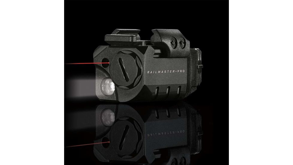 REFURB Crimson Trace Rail Master Pro - Universal Rail Mount Laser-LED, Black, Red Laser