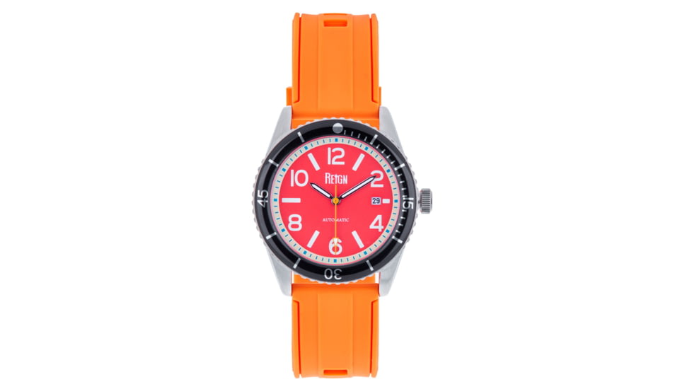 Reign Gage Automatic Watch w/Date - Mens, Red/Orange, One Size, REIRN6602