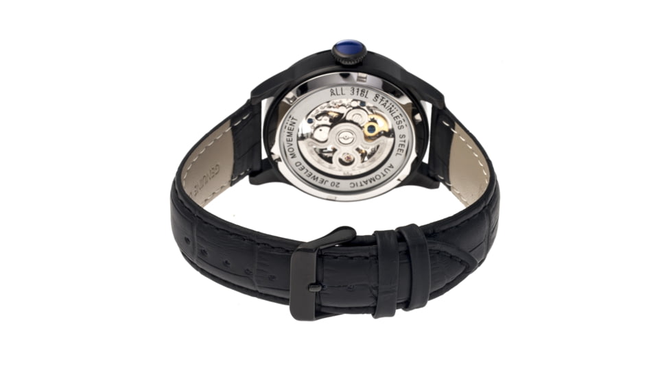 Reign RN2003 Kennedy Mens Watch, Black Band, Black Face, Black Case REIRN2003